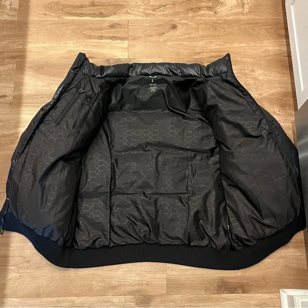 Oakley Mens Large Black Zip Up Down Puffer Jacket 2008 - Picture 6 of 9